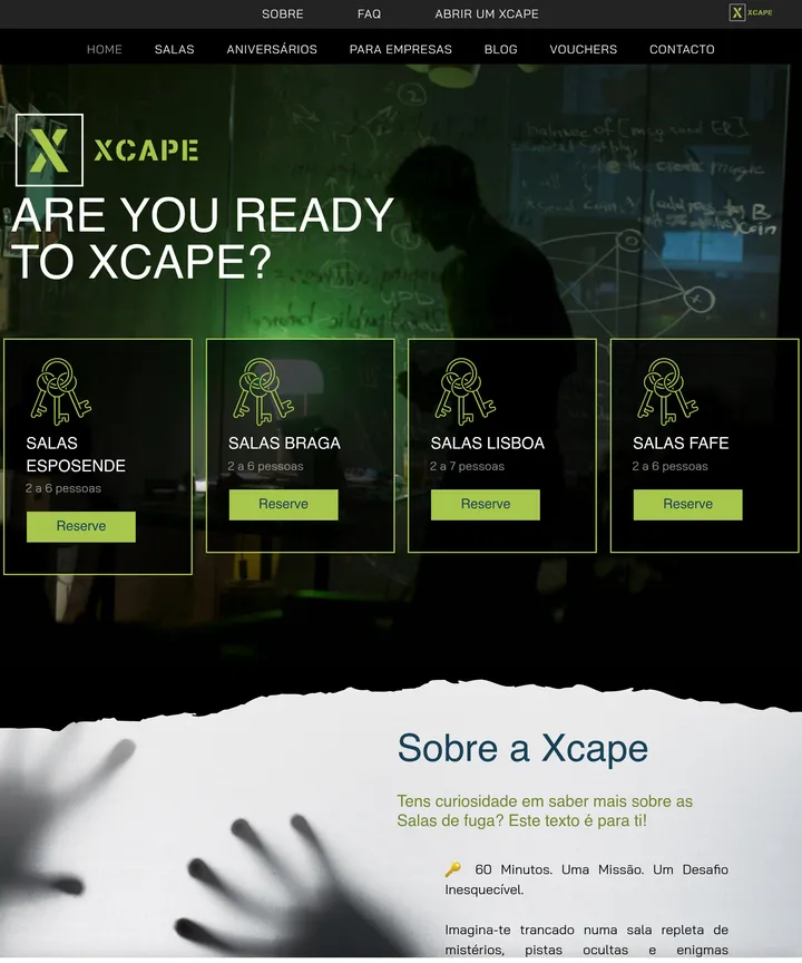 Xcape · Escape Rooms